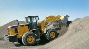 Wheel loader hay fork